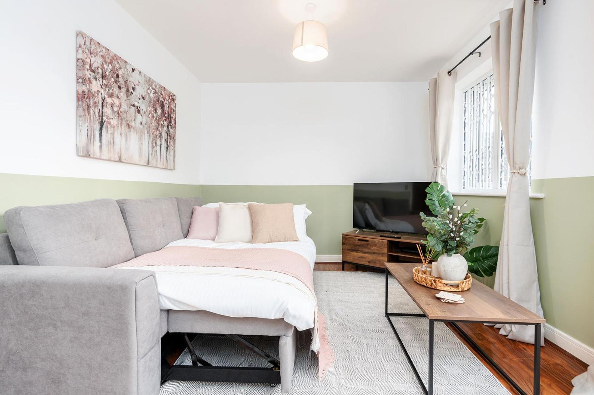 6 Guests - 3 Bedrooms - Free Wi-Fi - Manchester Eksteriør billede